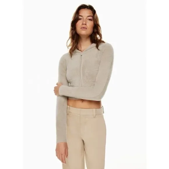 Aritzia Sunday Best Maddox Sweater in Humus Beige Size Small - Picture 1 of 12